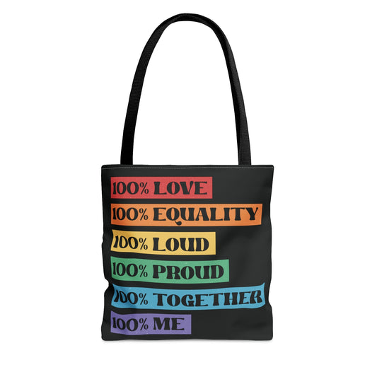 LGBTQ pride tote bag, LGBT awareness bag