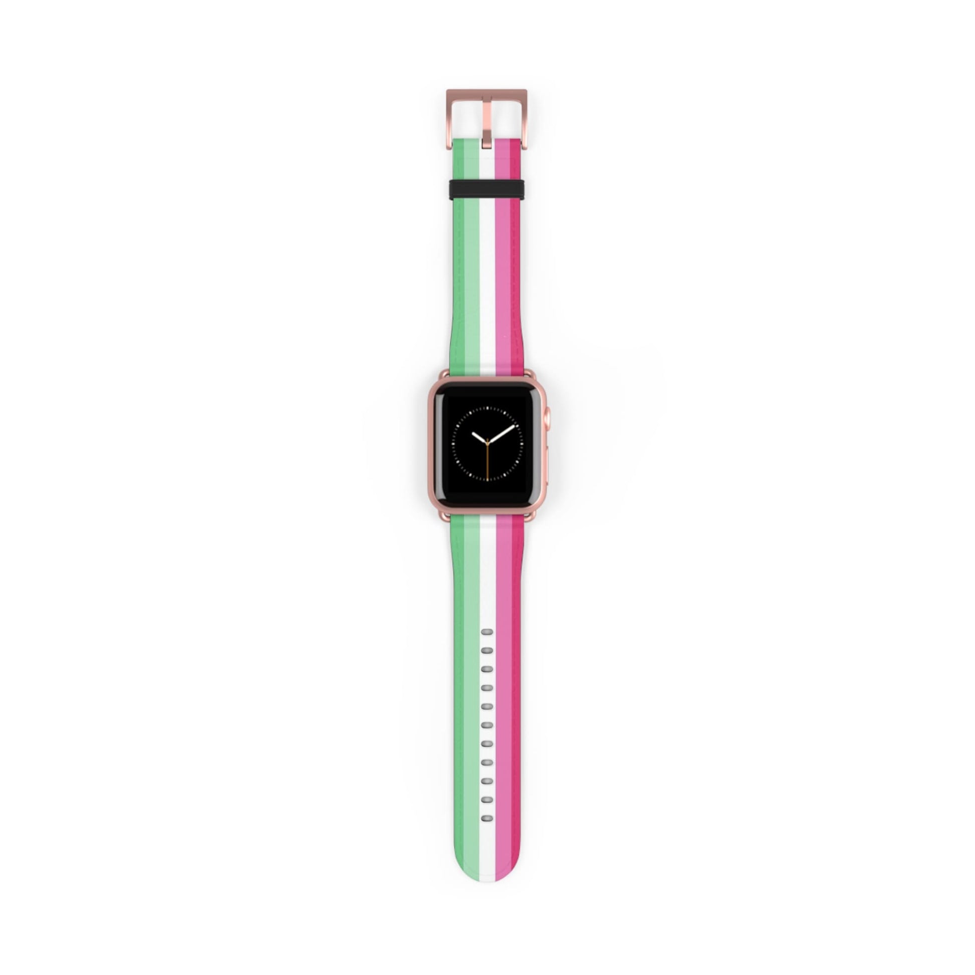 Abrosexual watch band for Apple iwatch, rose gold