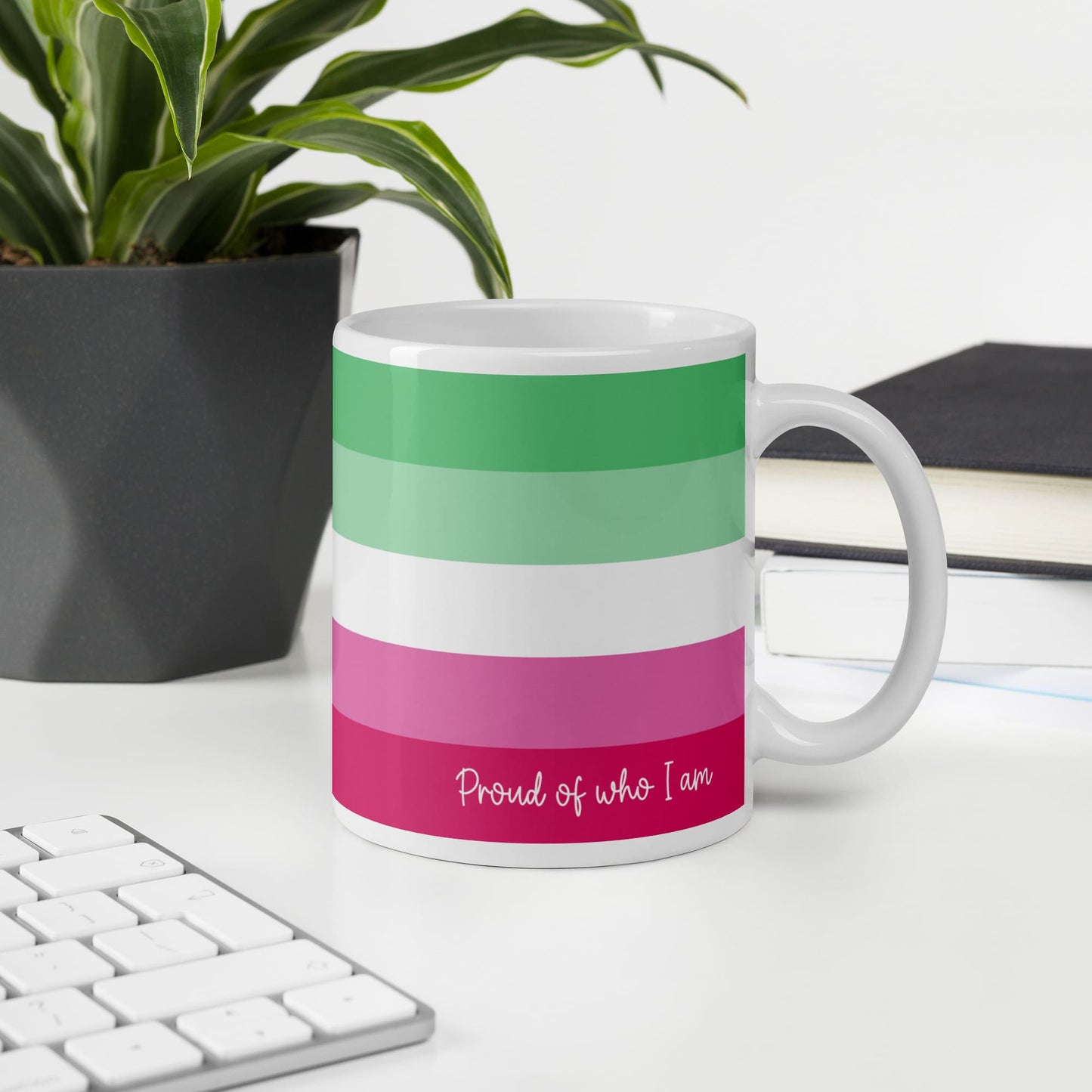 abrosexual coffee mug on desk