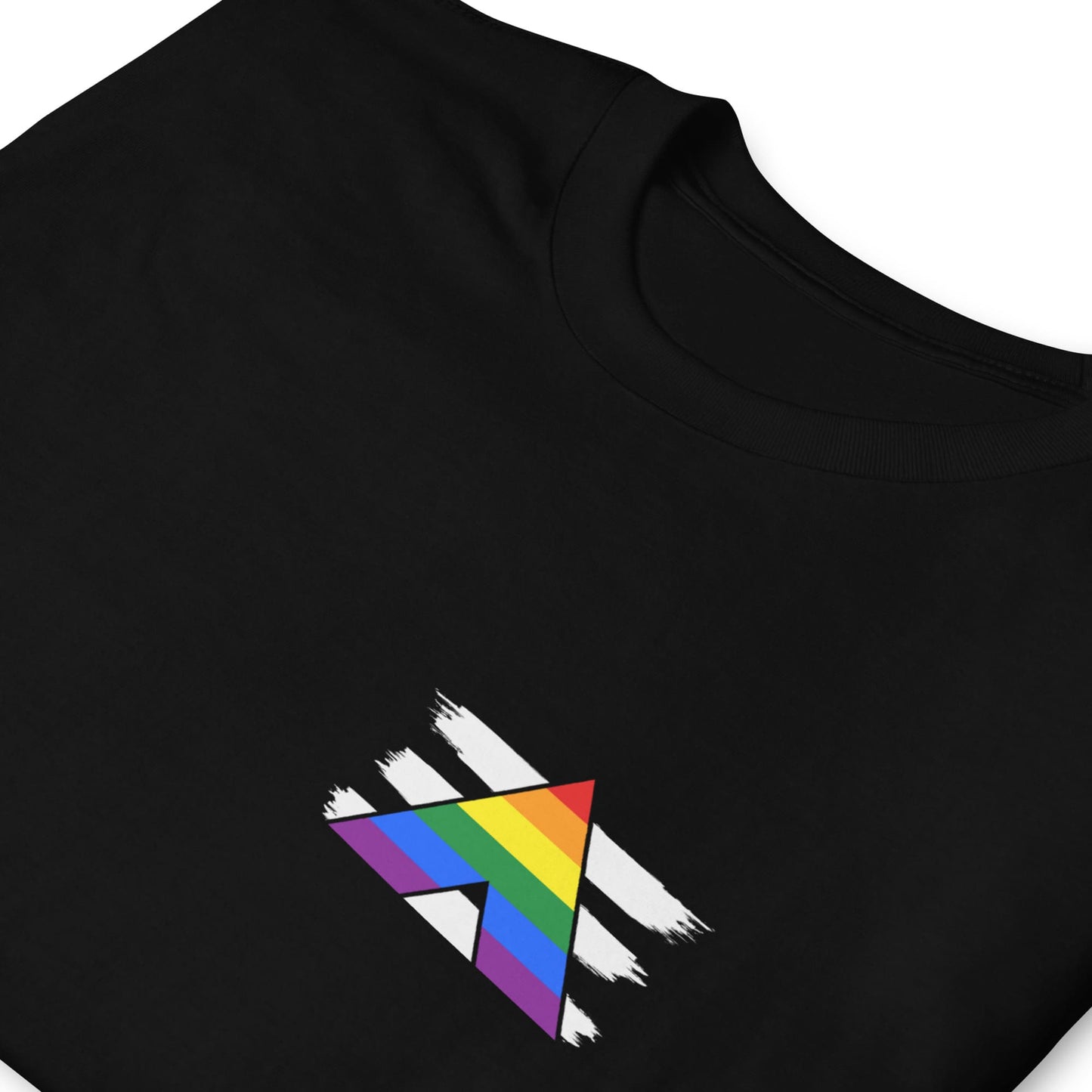 LGBTQ ally pride shirt, pocket design tee, zoom