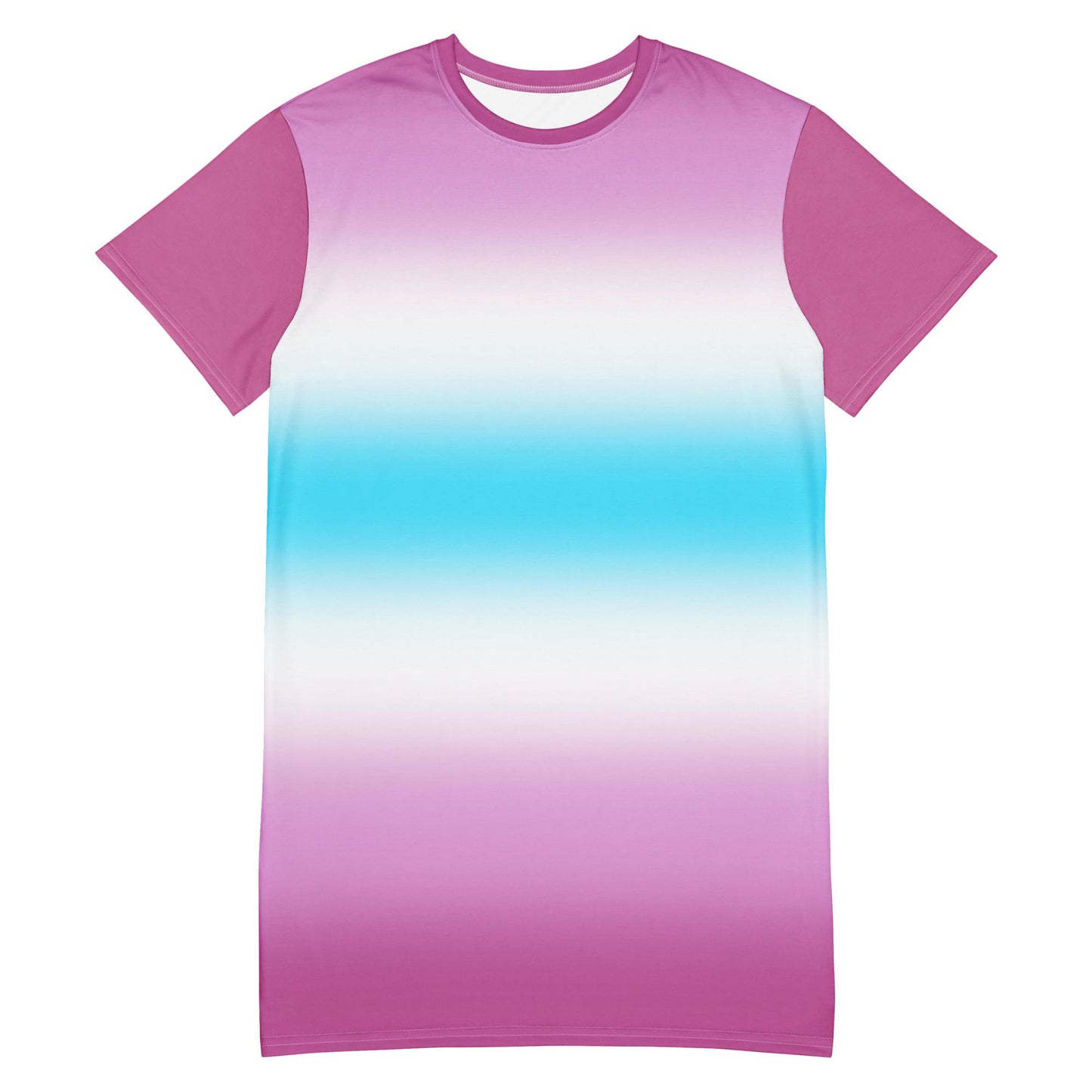 femboy tshirt dress, cute angel wings on the back, flatlay front