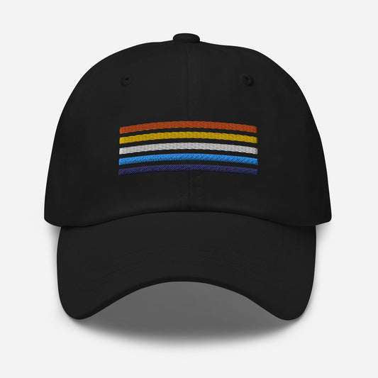 aroace hat, aro ace pride embroidered cap