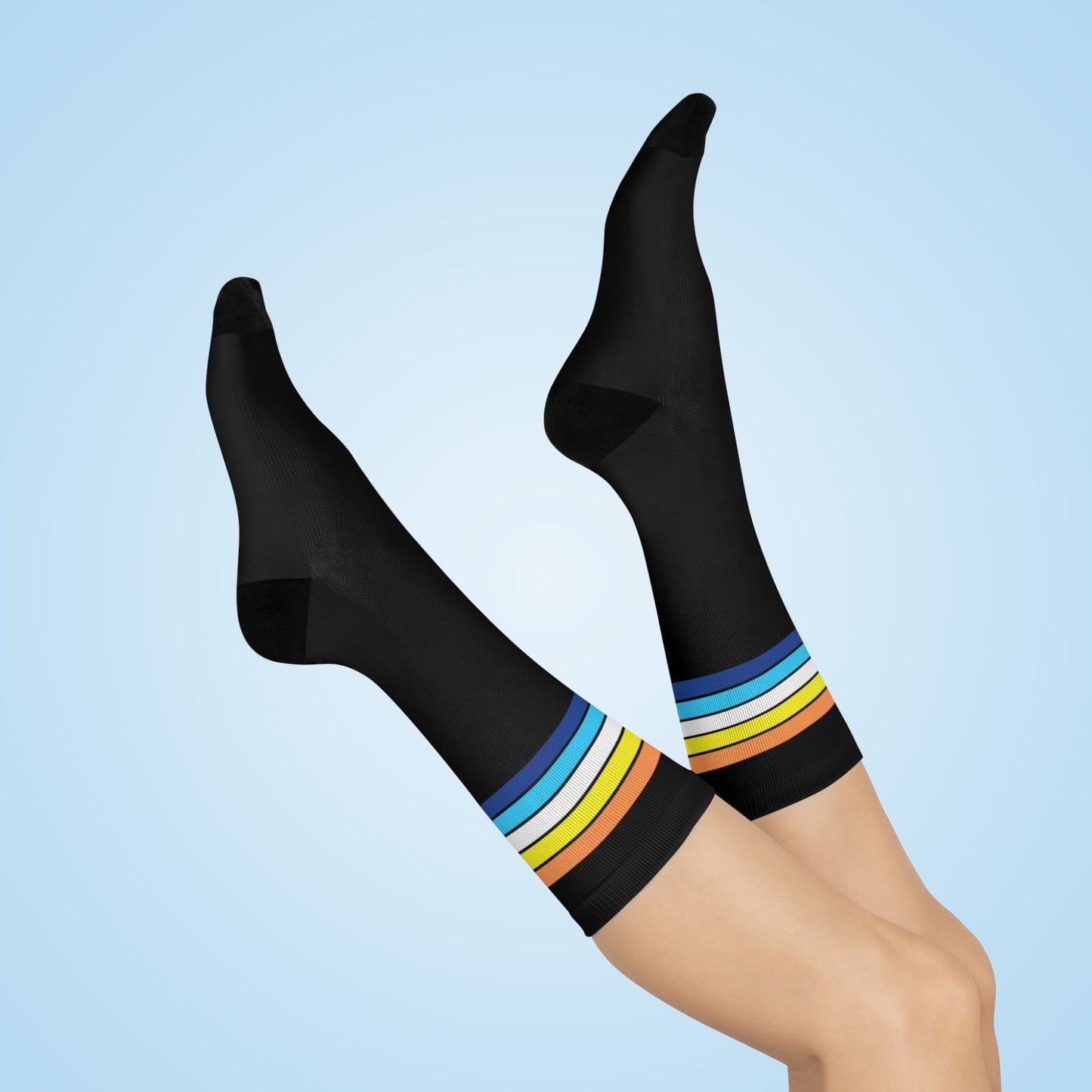 aroace socks, aromantic asexual pride flag, air