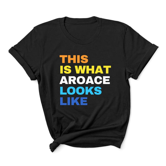 aroace shirt, this is what aro ace looks like, main