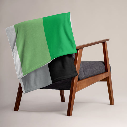 aromantic blanket on chair