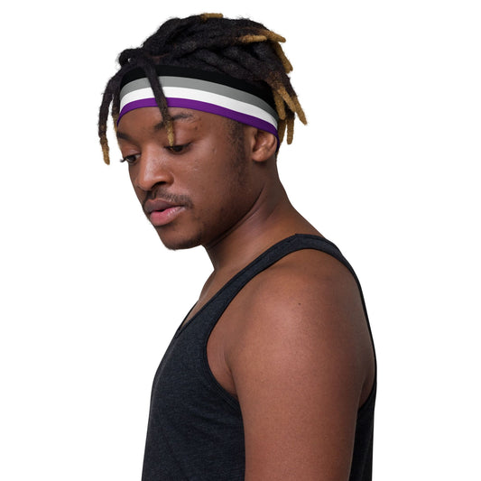 asexual headband, in use