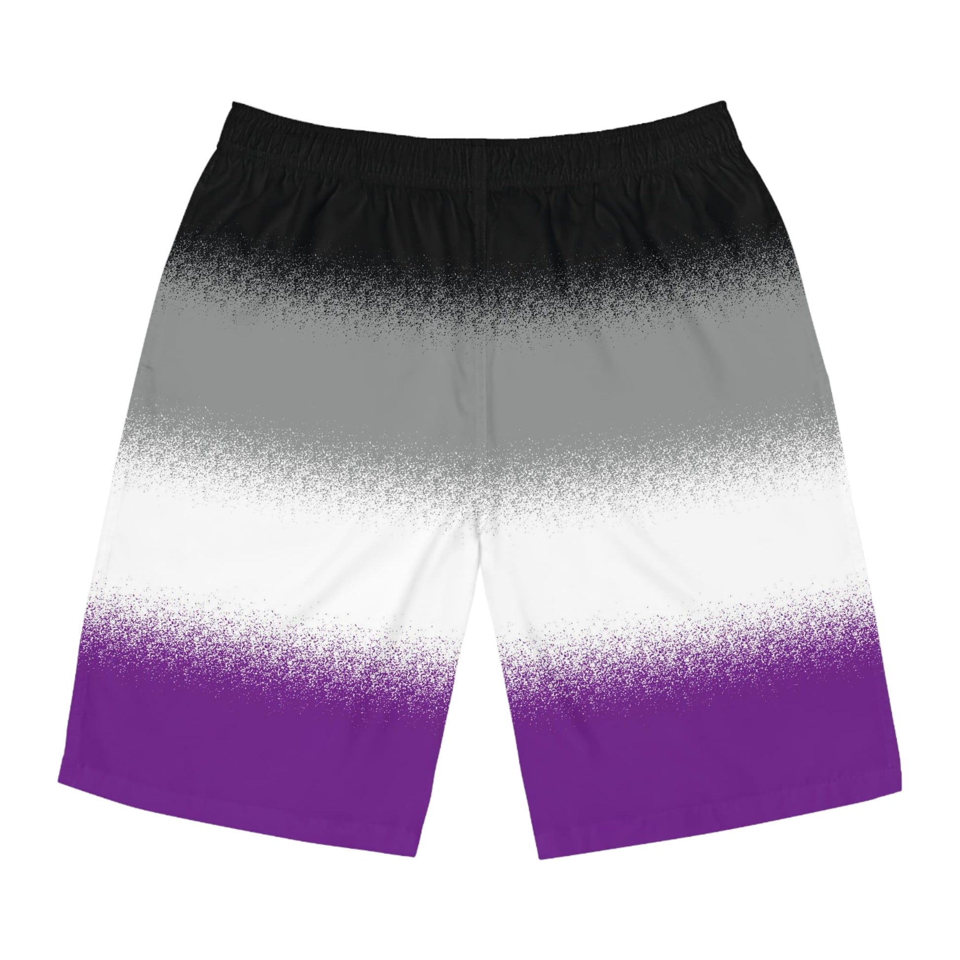 asexual swim shorts, flatlay