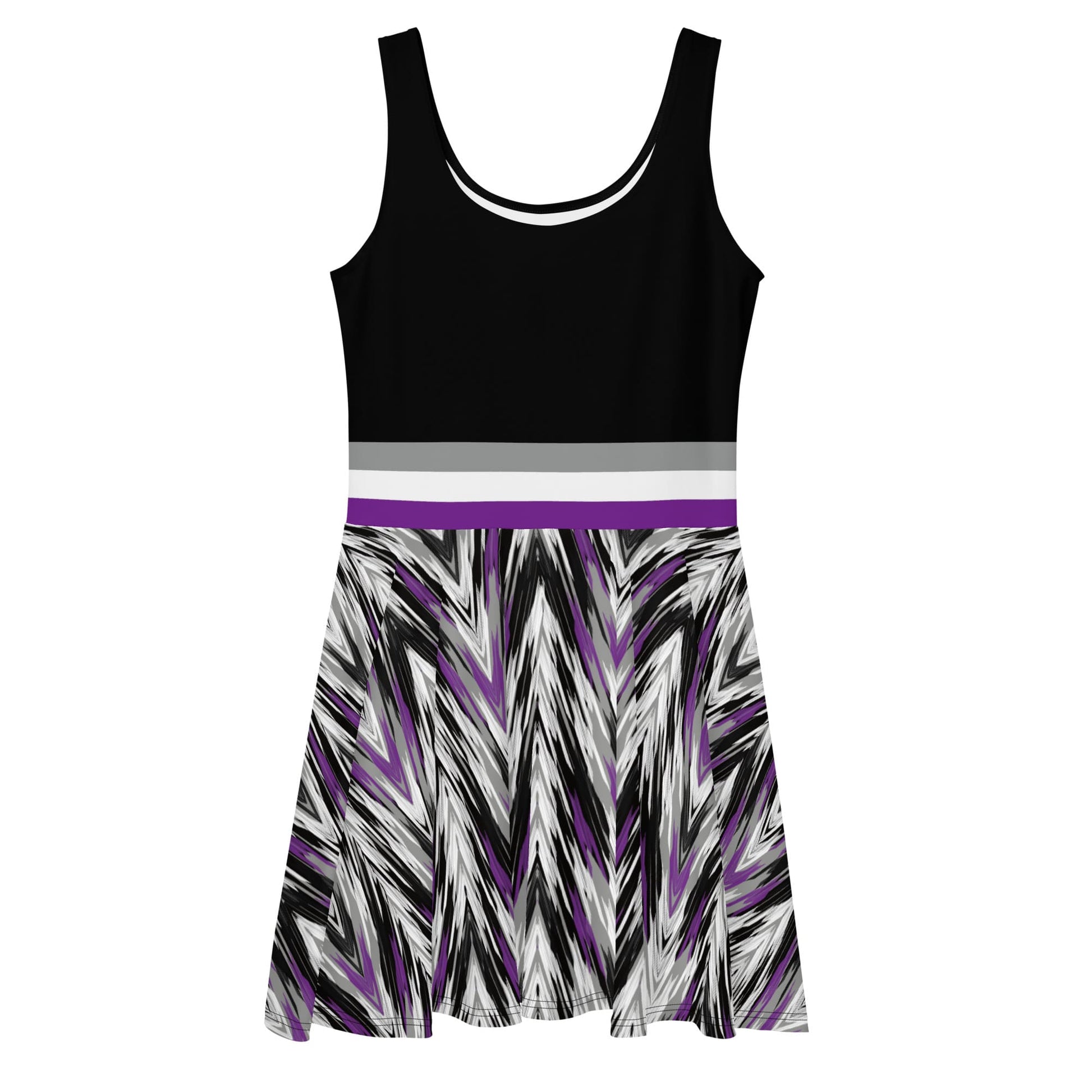 asexual dress, subtle ace pride clothing, flatlay