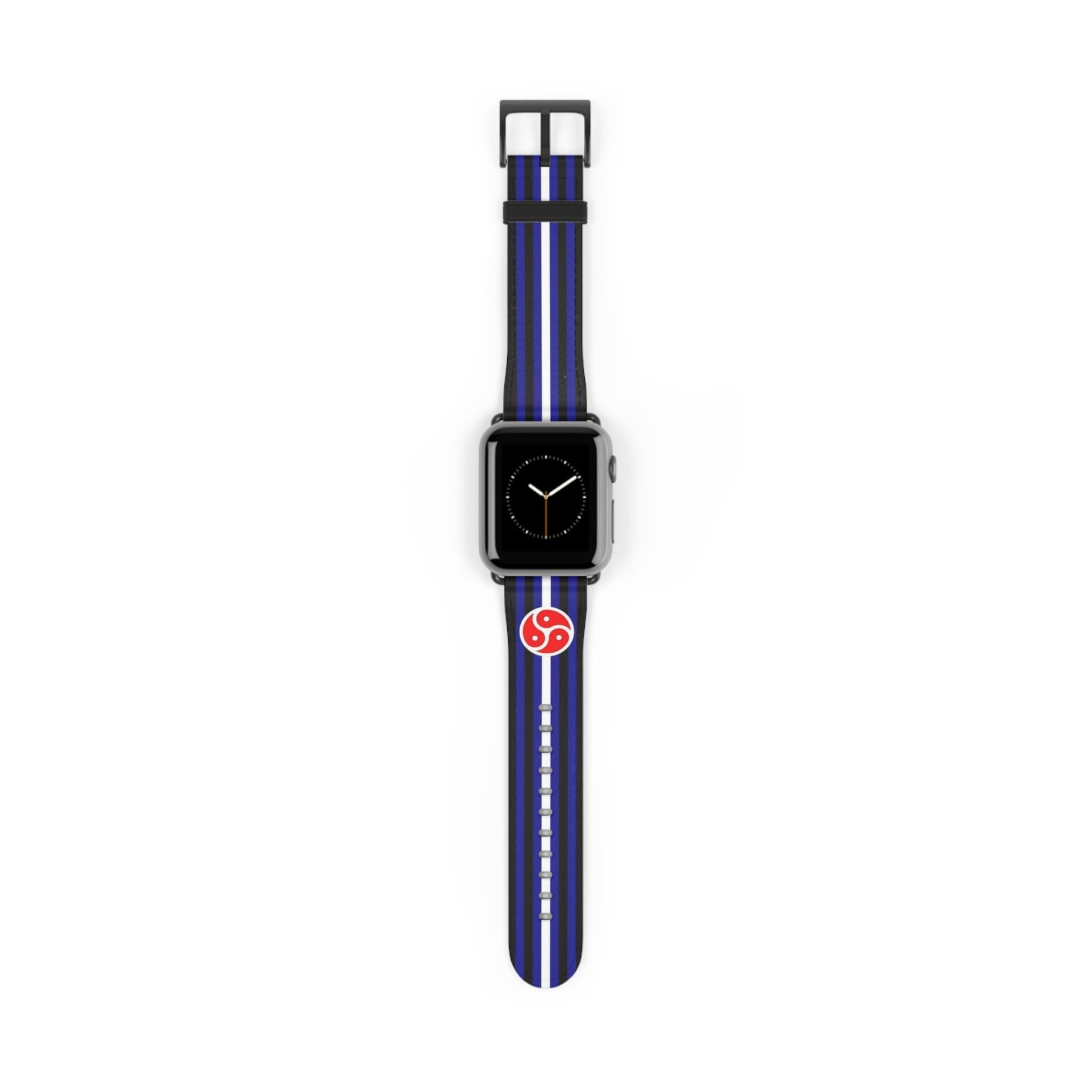 BDSM flag Apple watch band, black