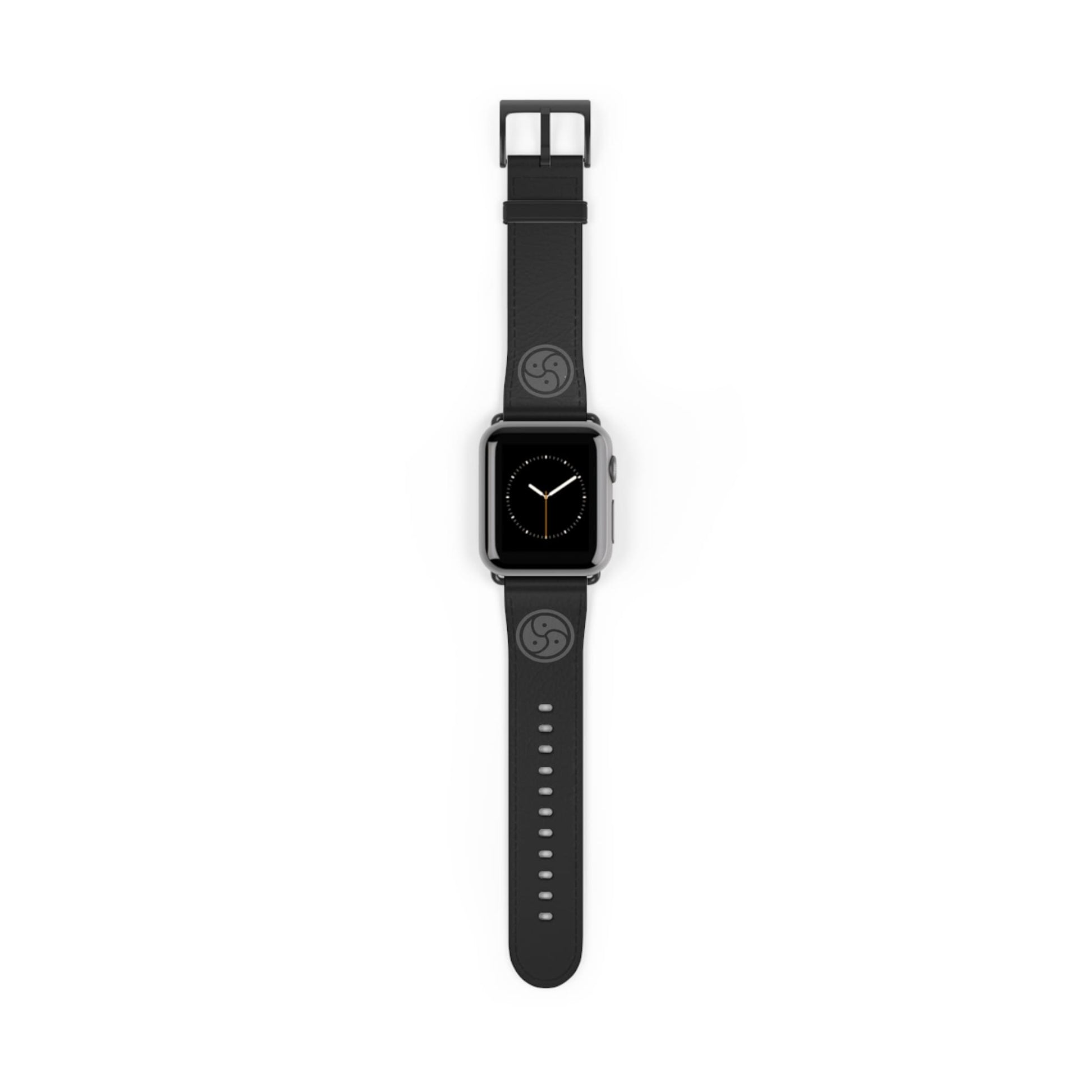 BDSM triskelion symbol apple watch band, black