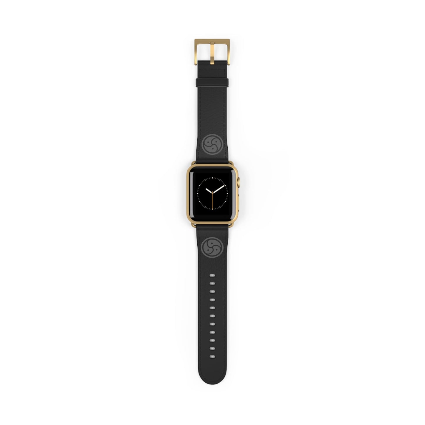 BDSM triskelion symbol apple watch band, gold