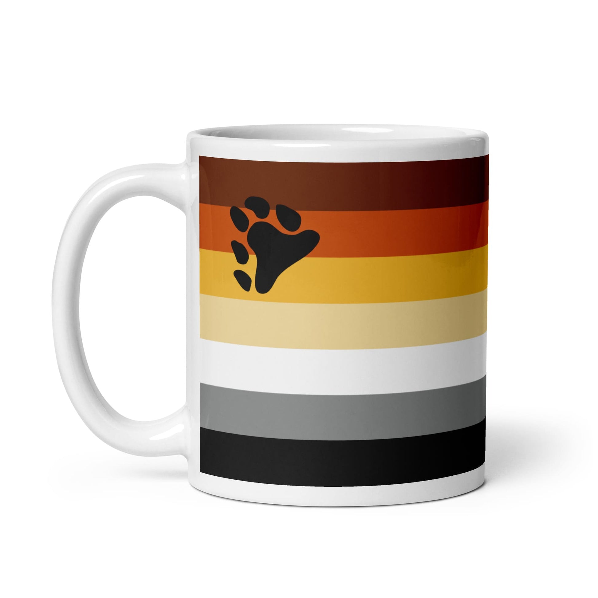 bear pride coffee mug left