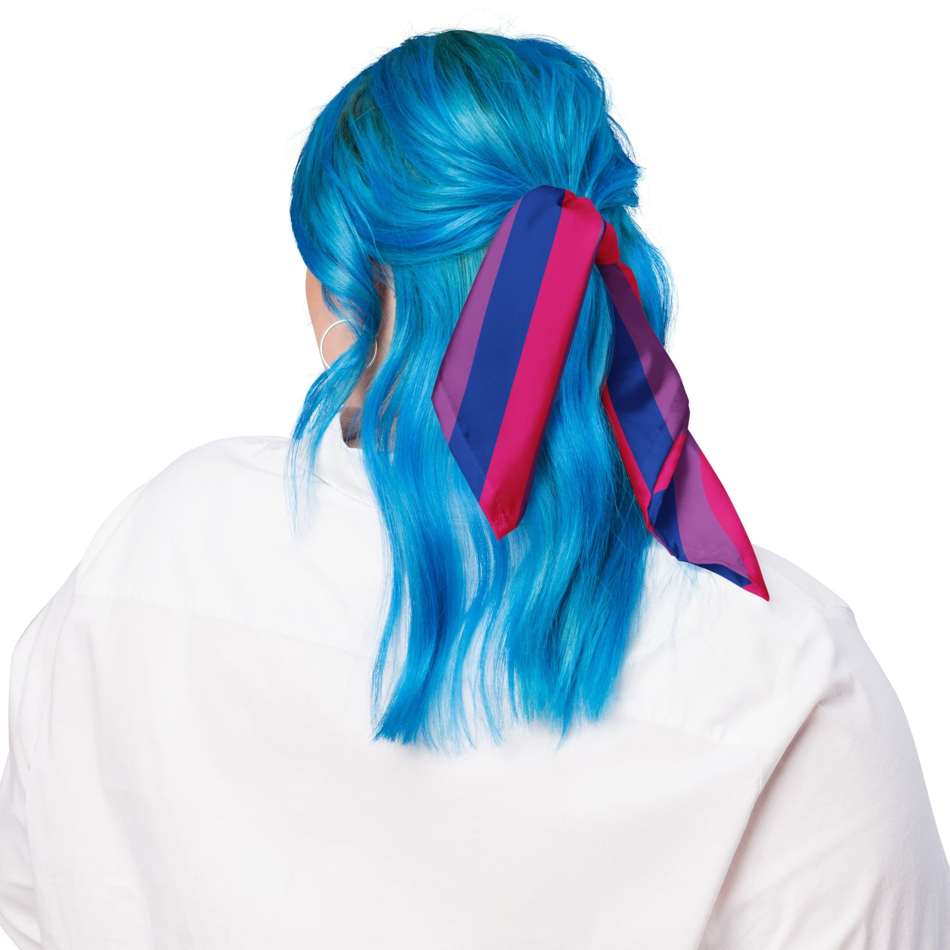 bisexual bandana, as hair ribbon
