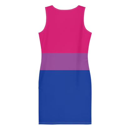 bisexual dress, flatlay back