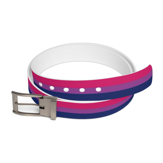 bisexual belt, silver