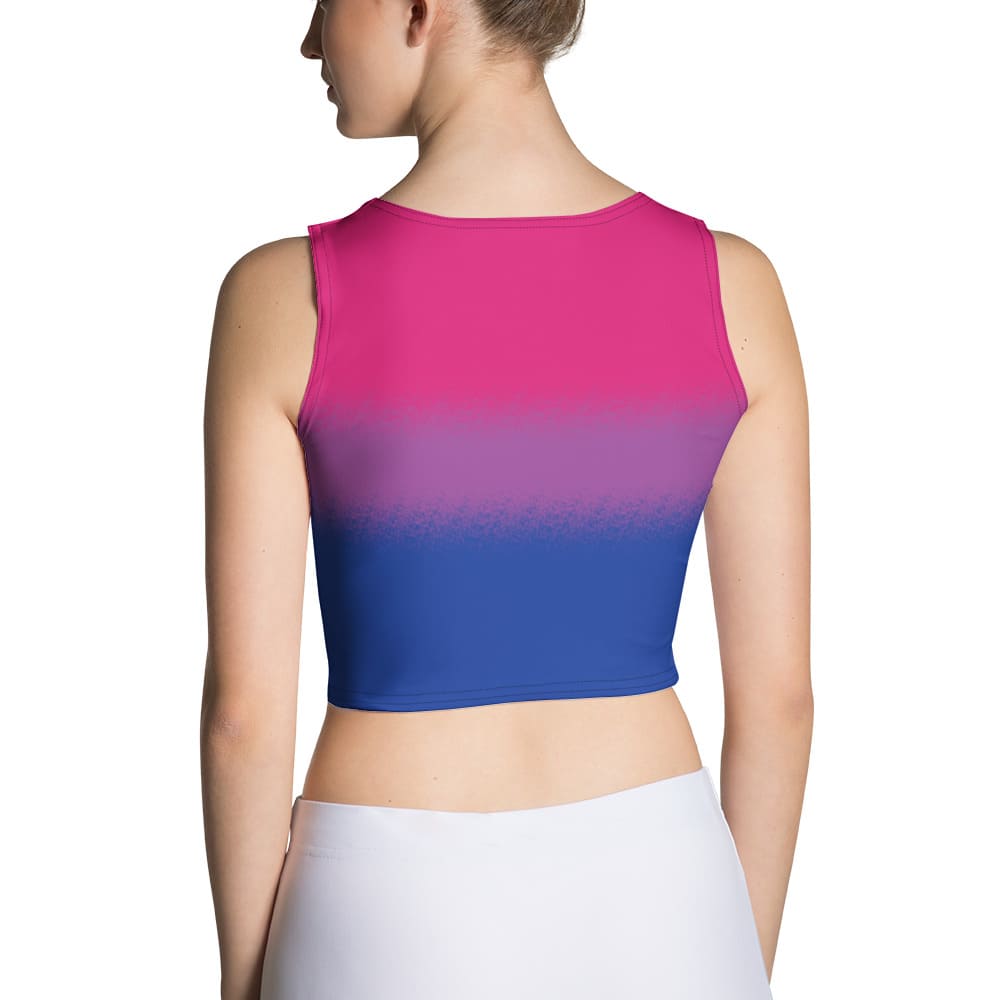bi pride crop top model 2 back