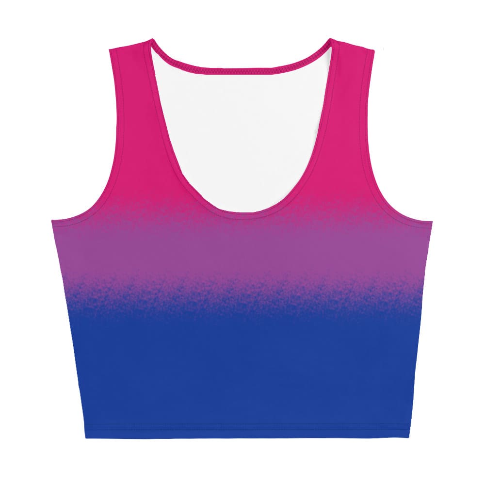 bi pride crop top flatlay front