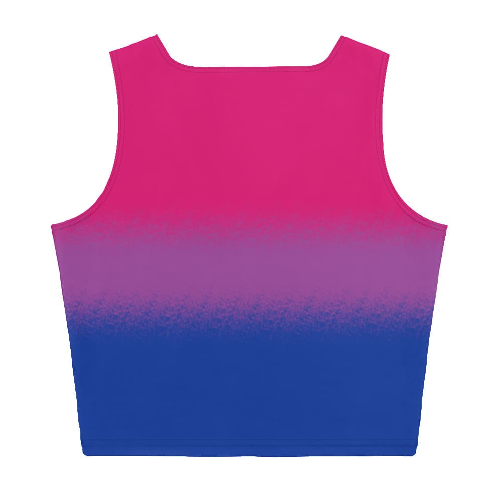 bi pride crop top flatlay back