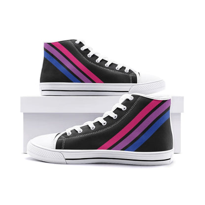 bisexual shoes, subtle bi sneakers, white