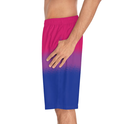 bisexual swim shorts, left