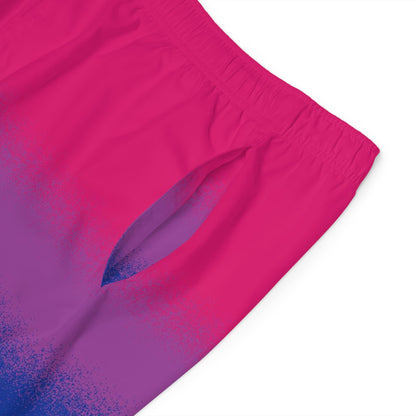 bisexual swim shorts, detail pocket