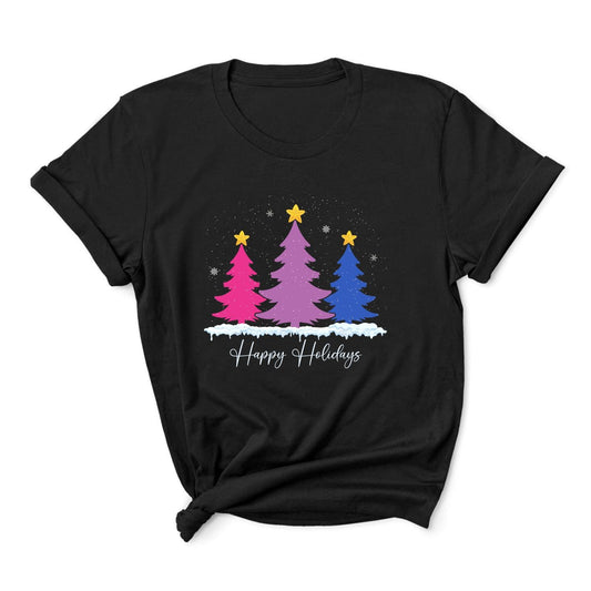 Happy holidays Christmas bisexual shirt