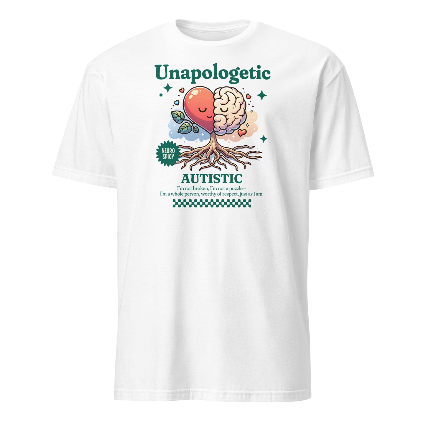 Unapologetic Autistic Shirt, Cute Neurodivergent Tee, Overstimulated Gift For Neurospicy, Autism Acceptance TShirt, Neurodiversity Affirming
