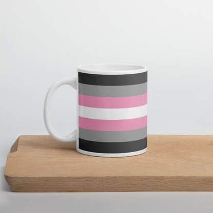 demigirl coffee mug on table