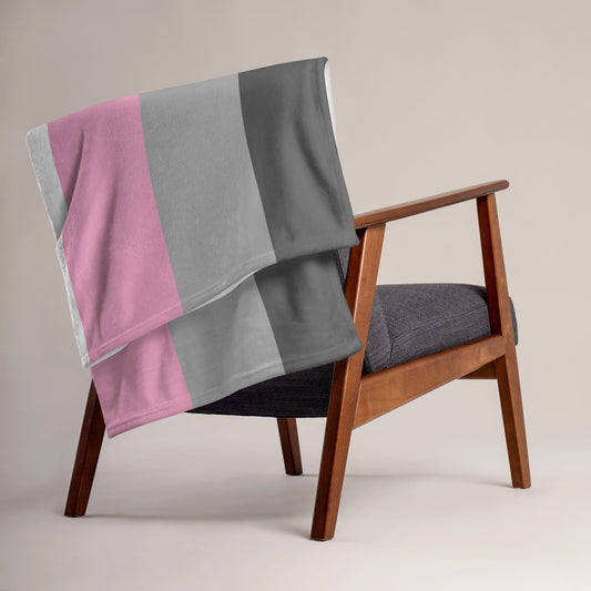 demigirl blanket on chair