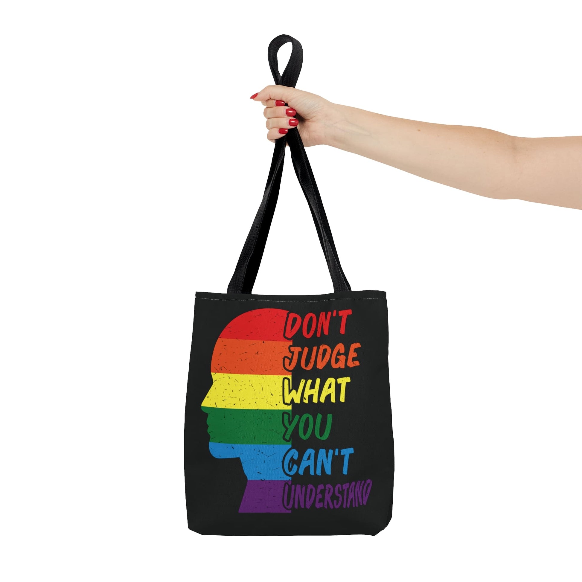 pride tote bag, LGBT awareness bag, small