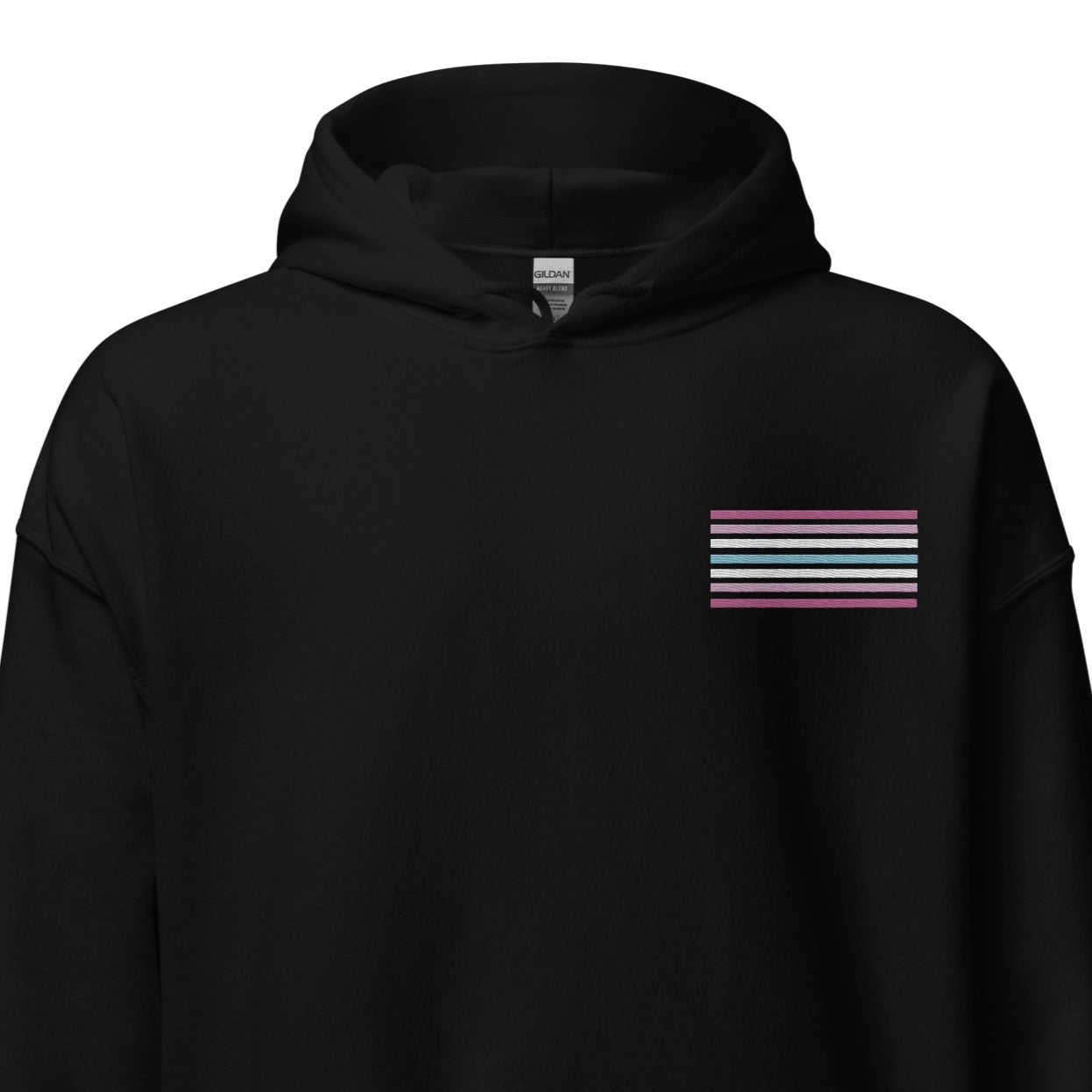 Custom Country Unisex Hoodie | authentic Organic Cotton | Embroidered Subtle Flag Design