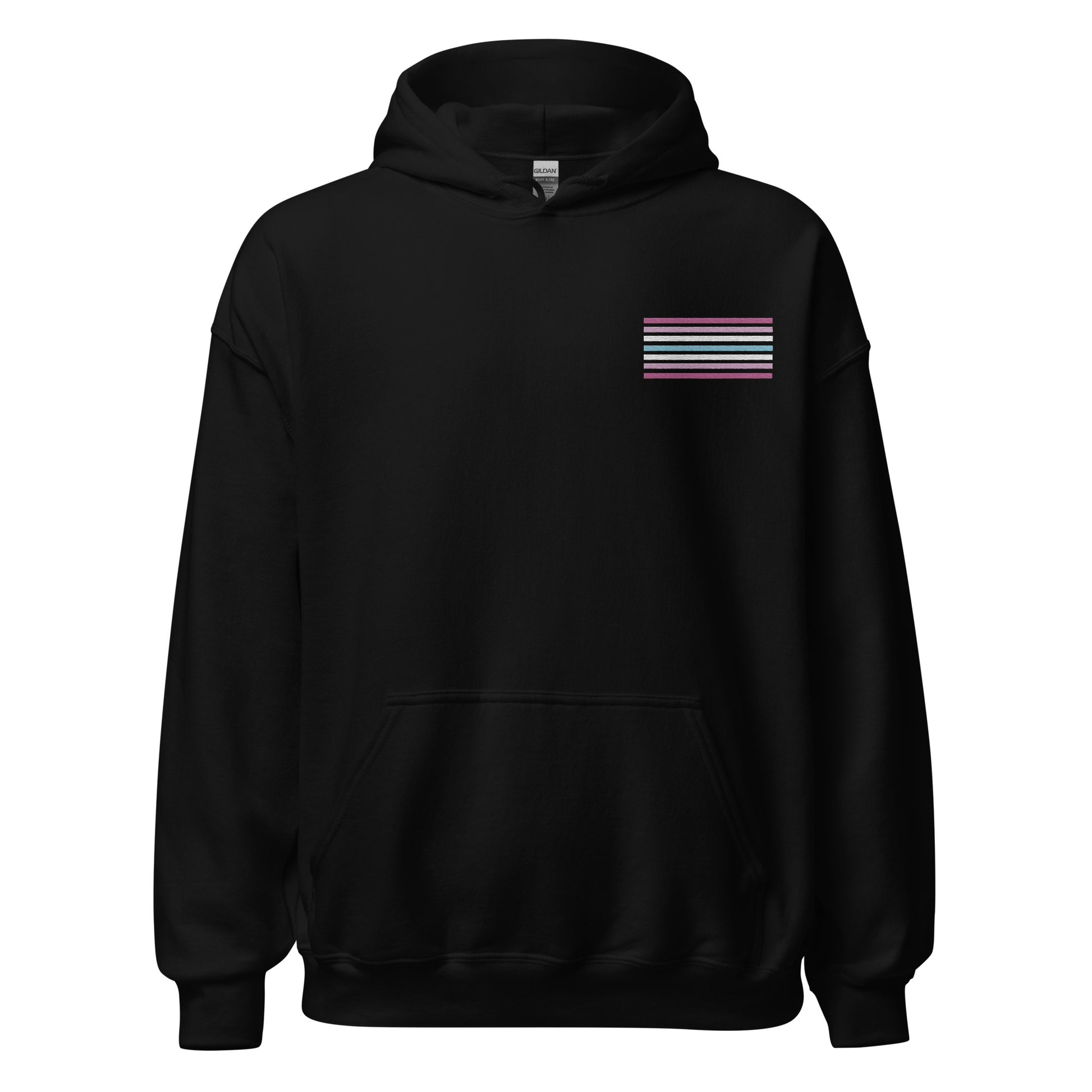 femboy hoodie, subtle femboi pride flag embroidered pocket design hooded sweatshirt, hang