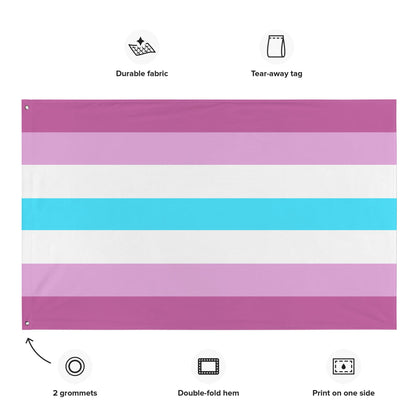 Femboy flag wall tapestry, properties