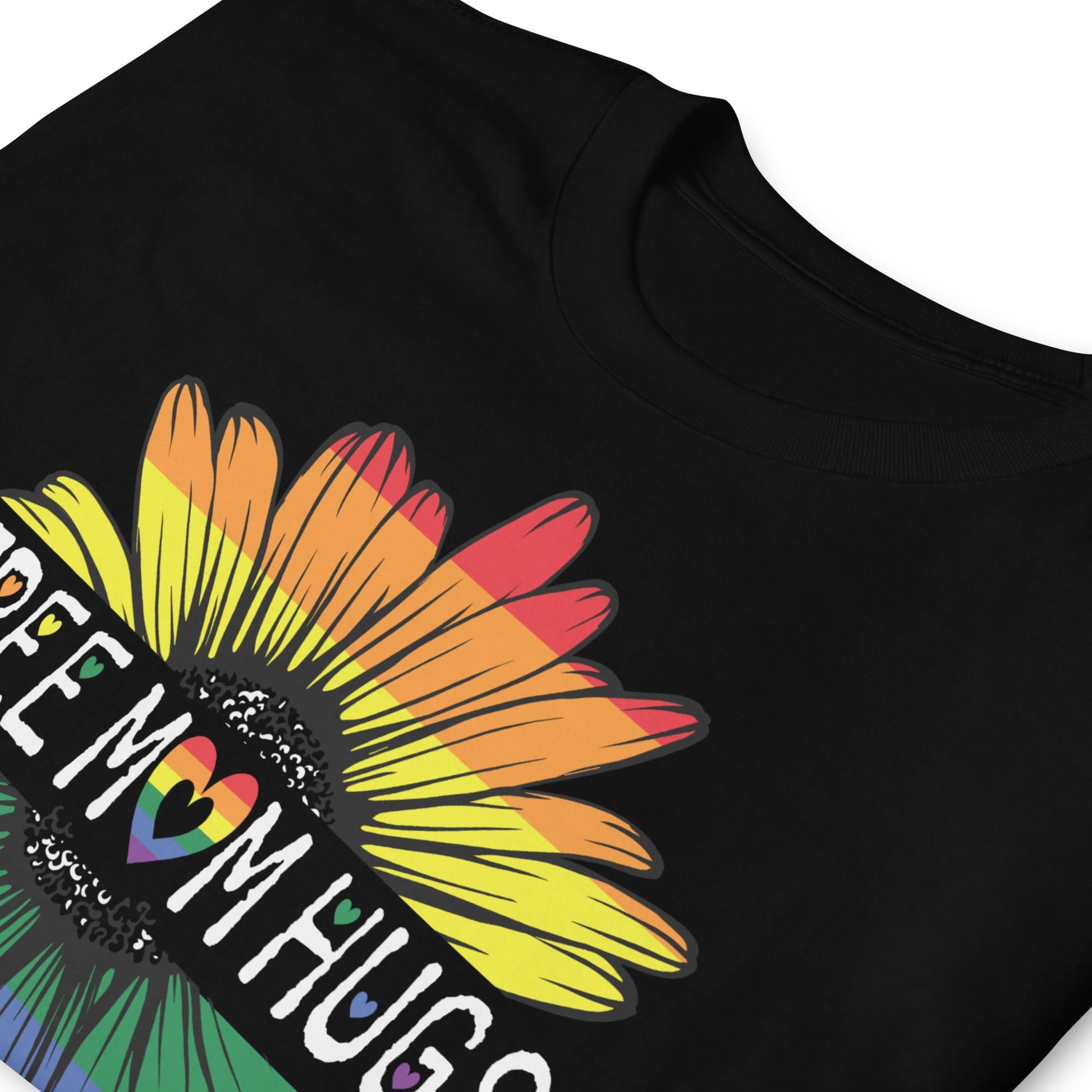 LGBTQ ally shirt, free mom hugs rainbow pride, zoom