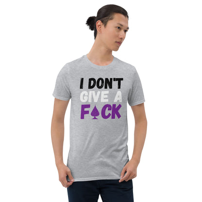 asexual shirt, funny ace of spade tee, model 1