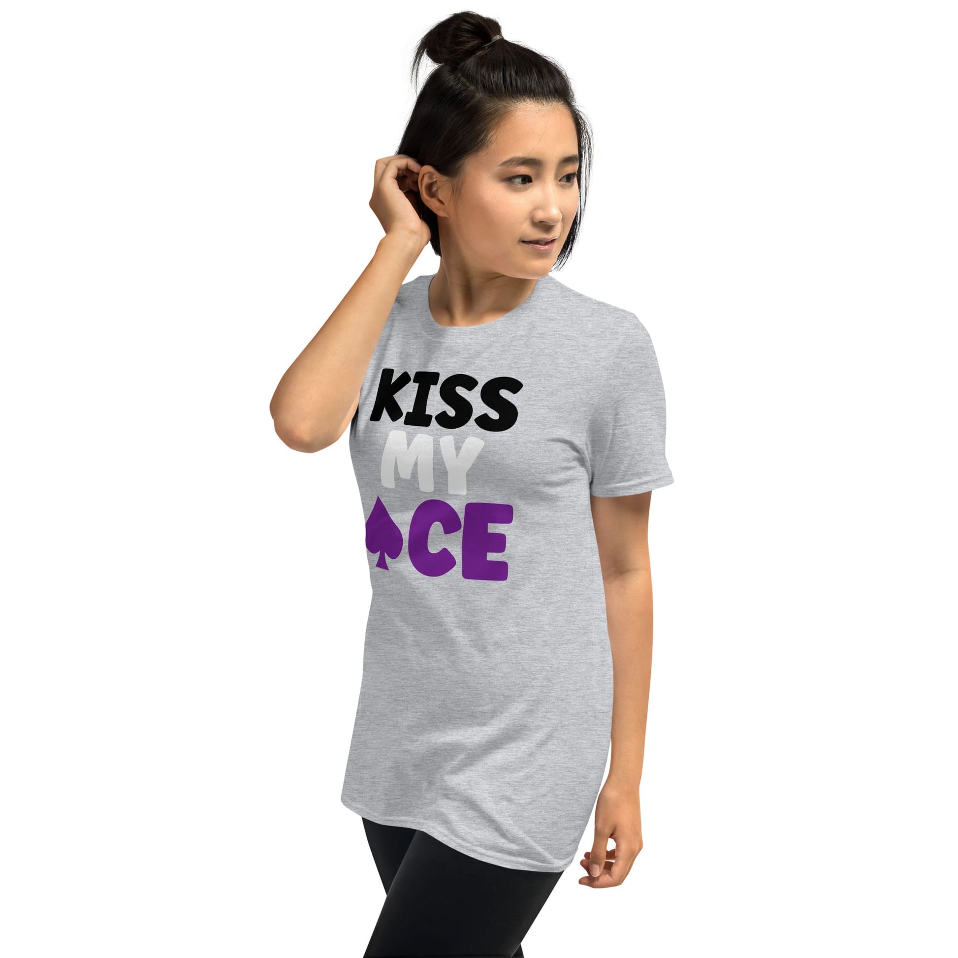asexual shirt, funny ace of spade pride, model 2
