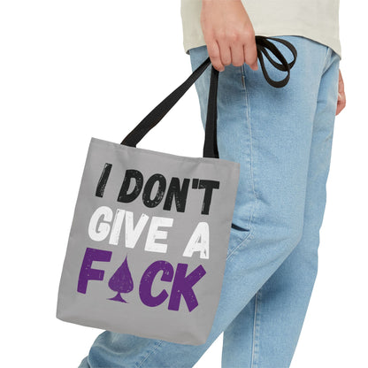 asexual tote bag, funny ace of spade bag, small