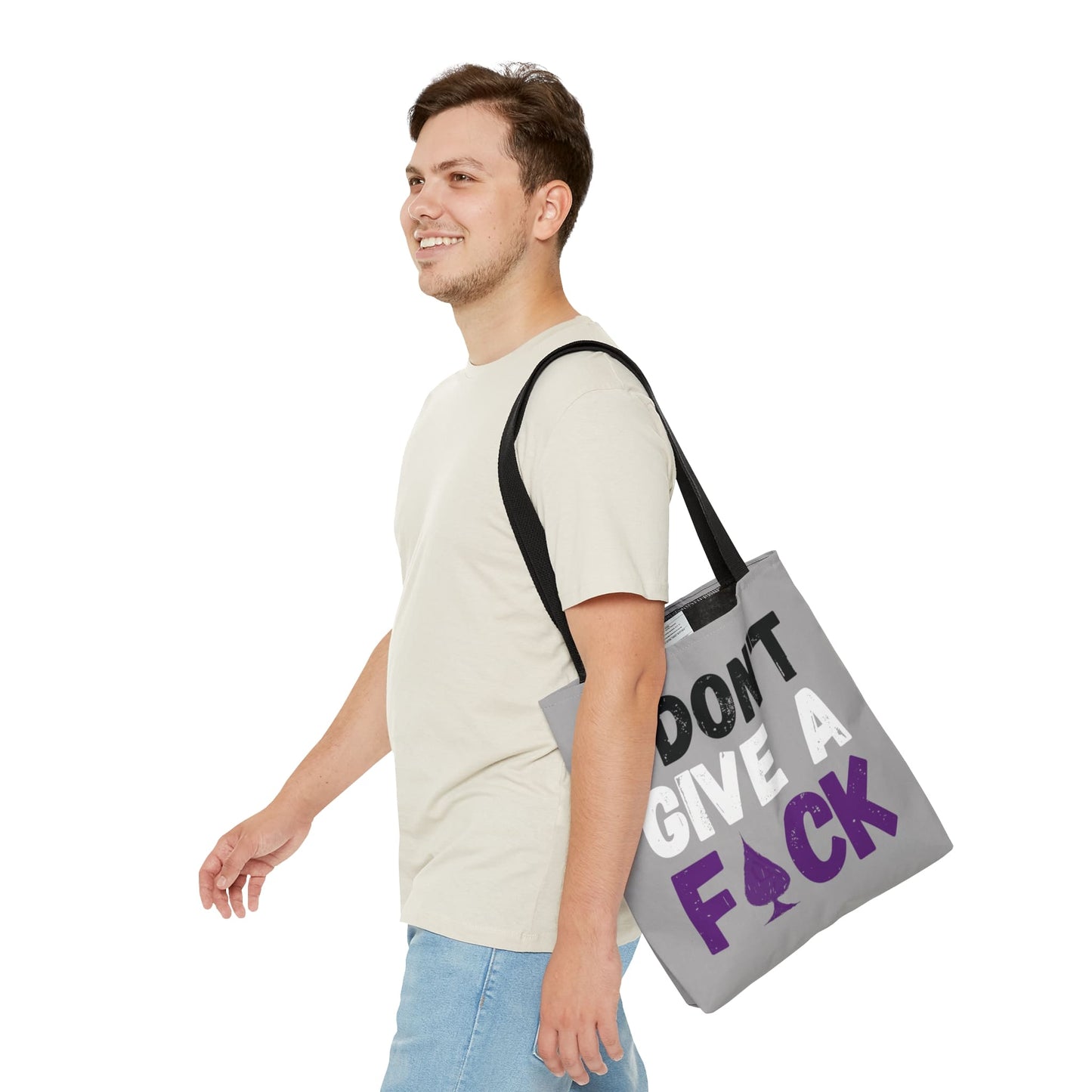asexual tote bag, funny ace of spade bag, medium