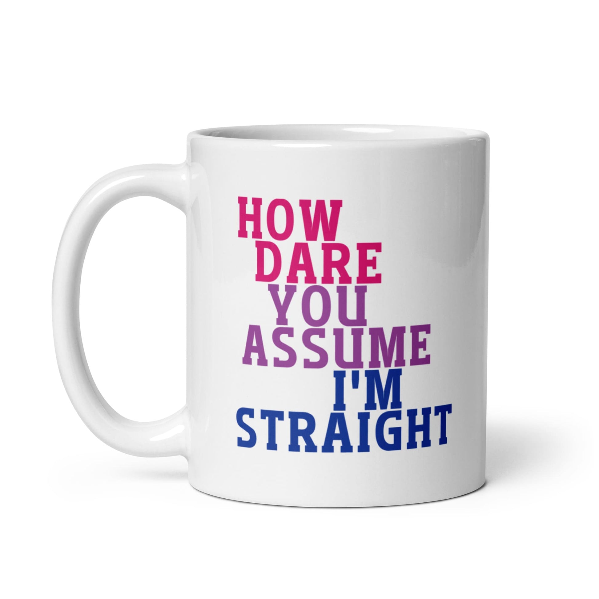 funny bisexual coffee mug, left