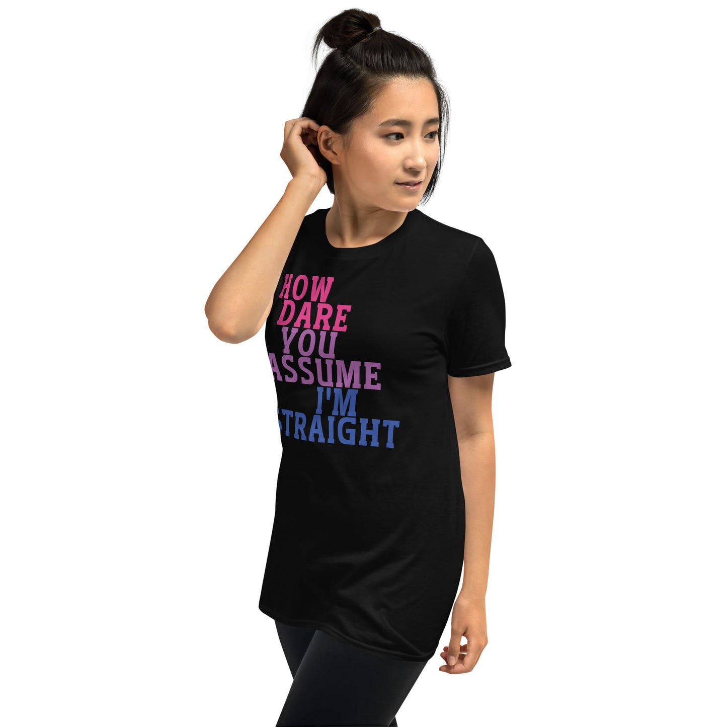 funny bisexual shirt, model 2
