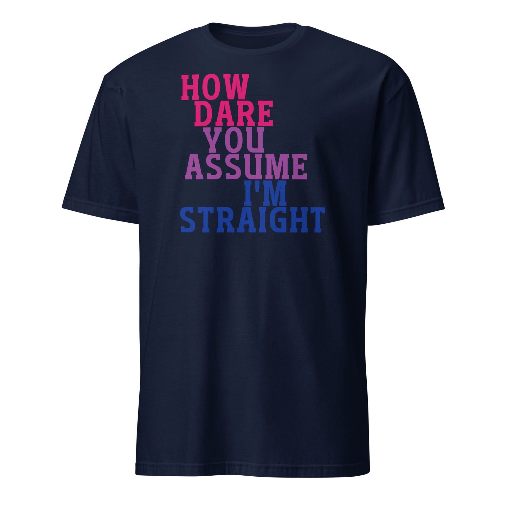 funny bisexual shirt, navy
