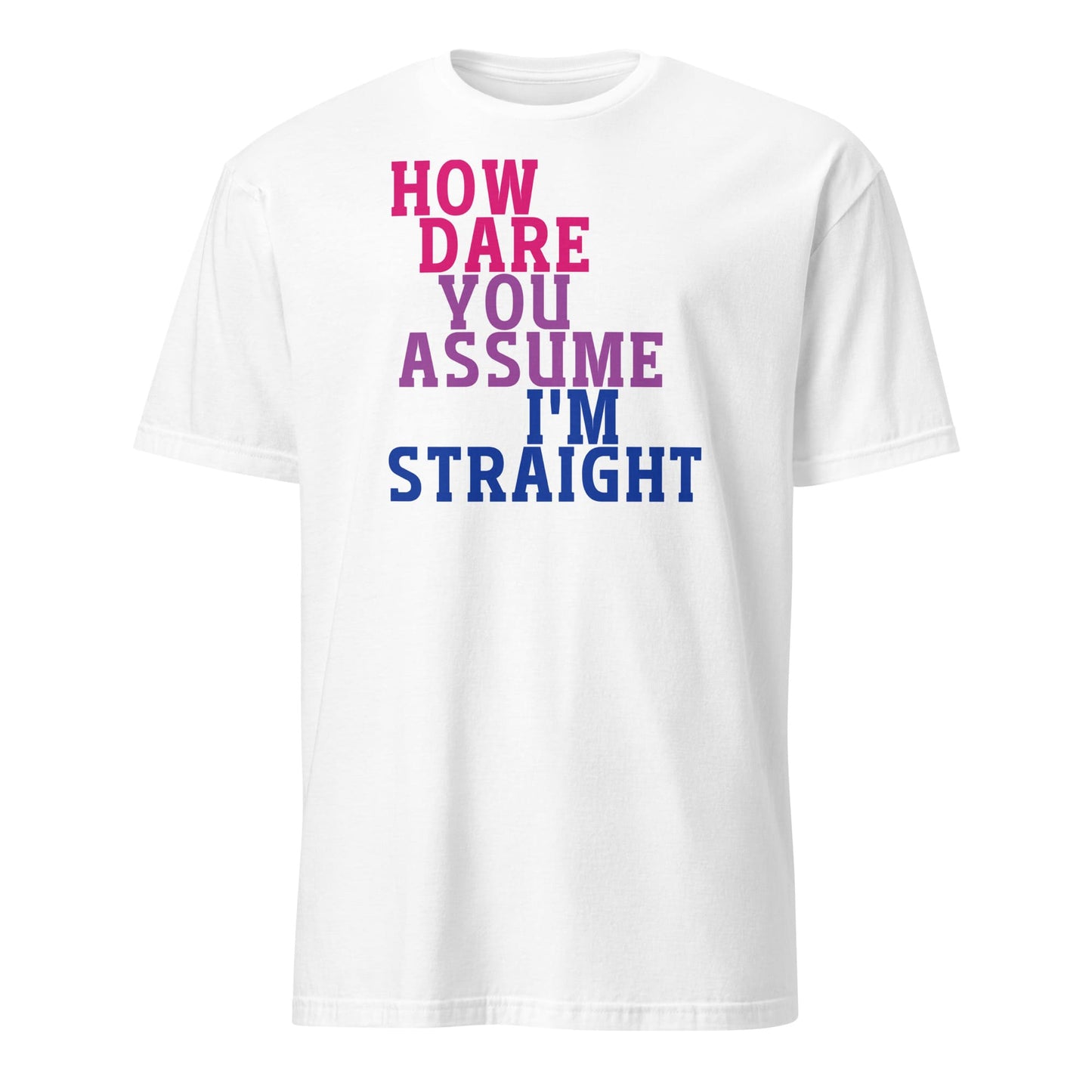 funny bisexual shirt, white