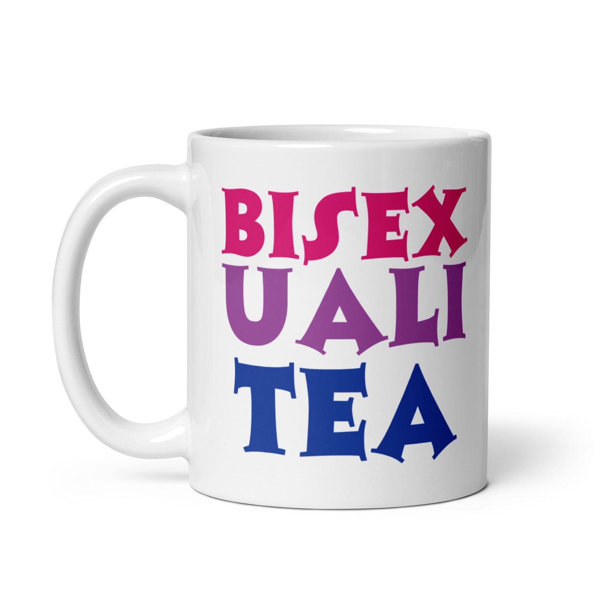funny bisexual tea mug left