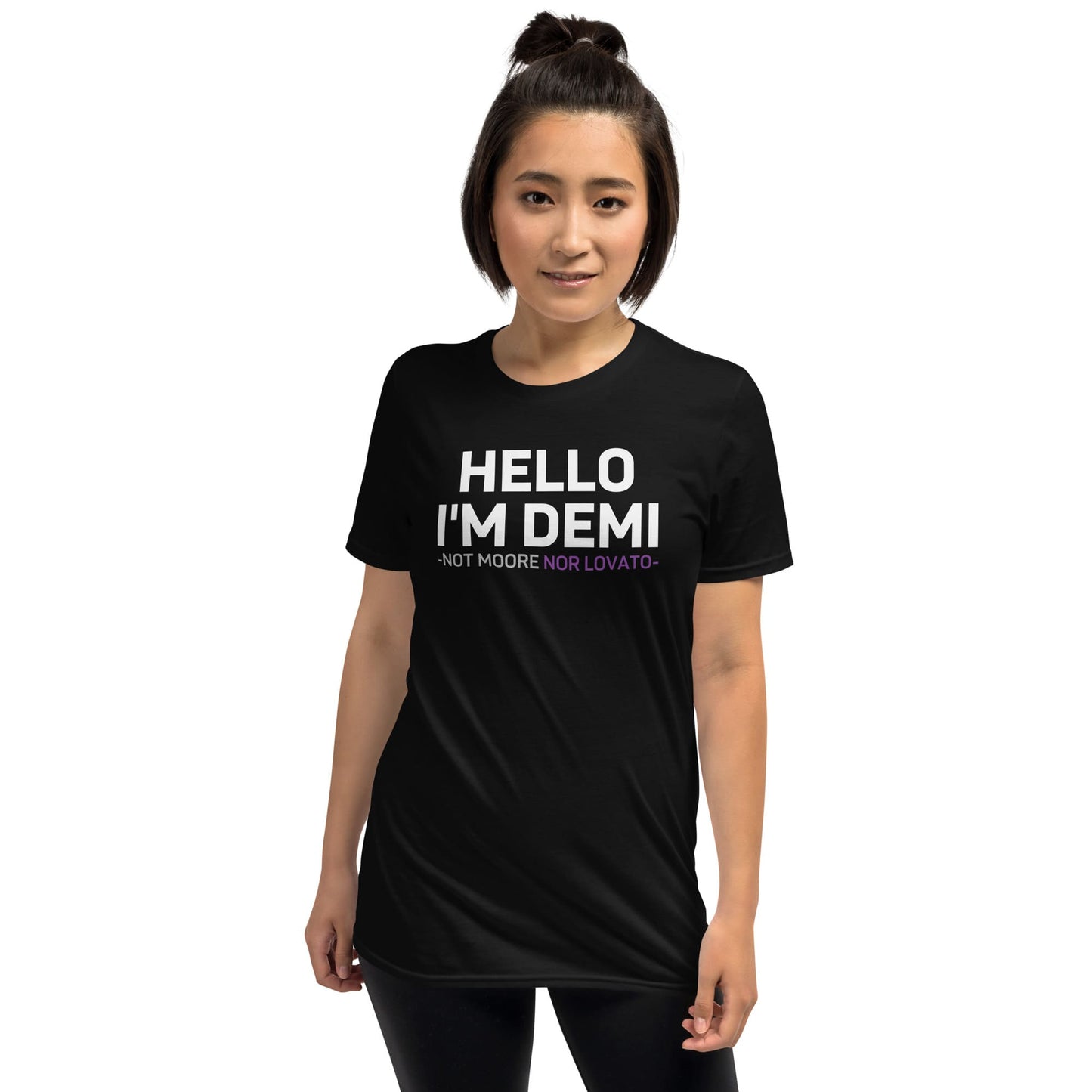 funny demisexual shirt, model