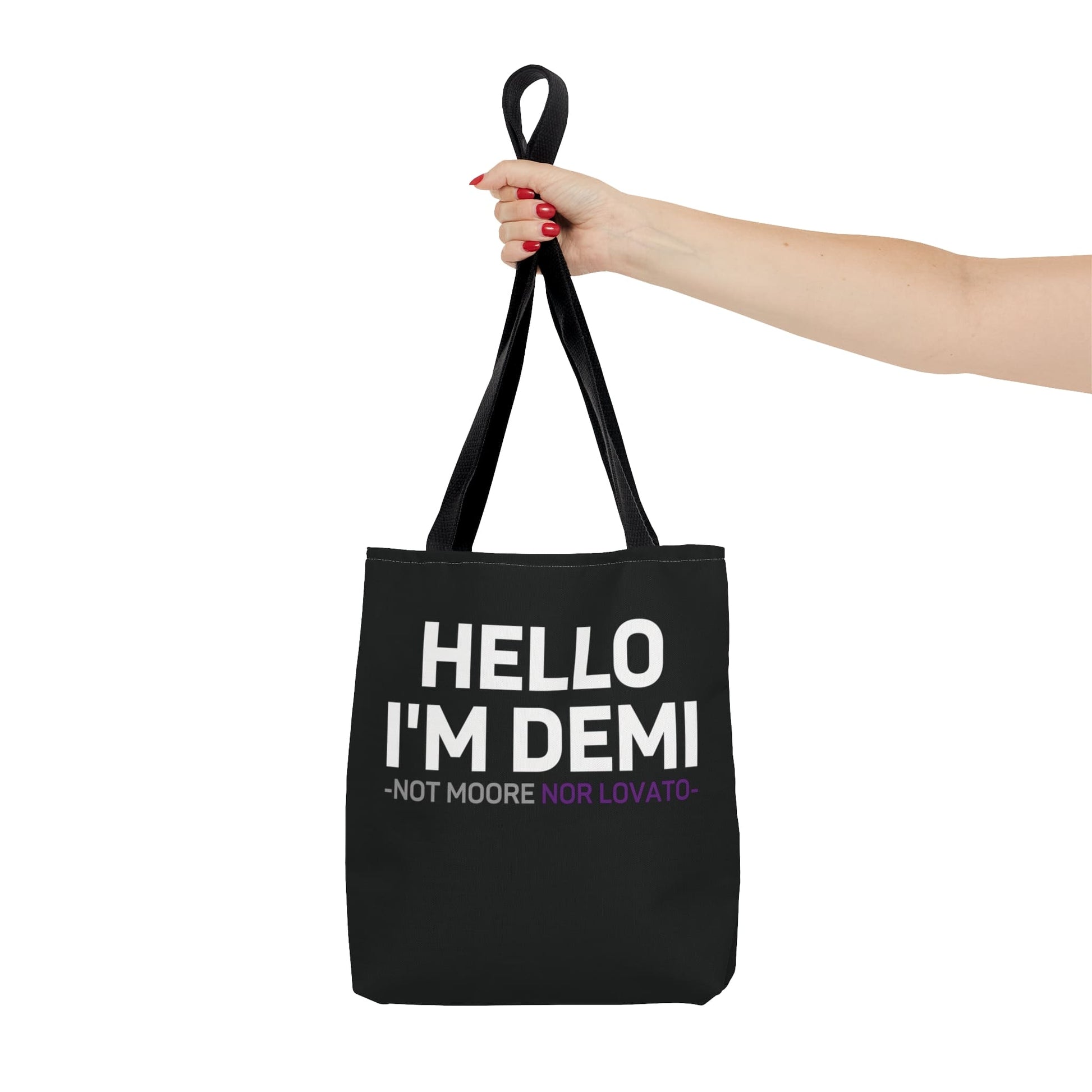 funny demisexual tote bag, small