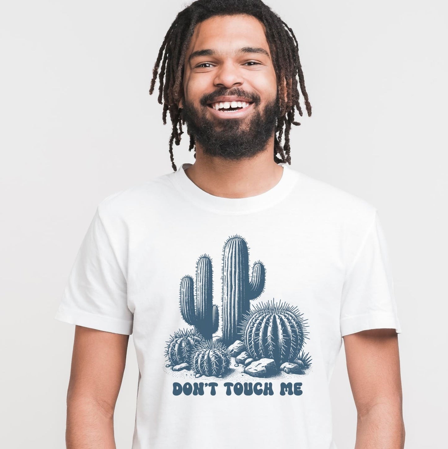 Funny don't touch me asexual t-shirt