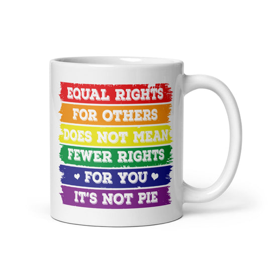 LGBTQ equal rights coffee or tea mug