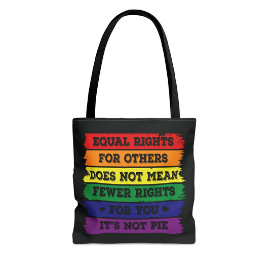 LGBTQ equal rights tote bag