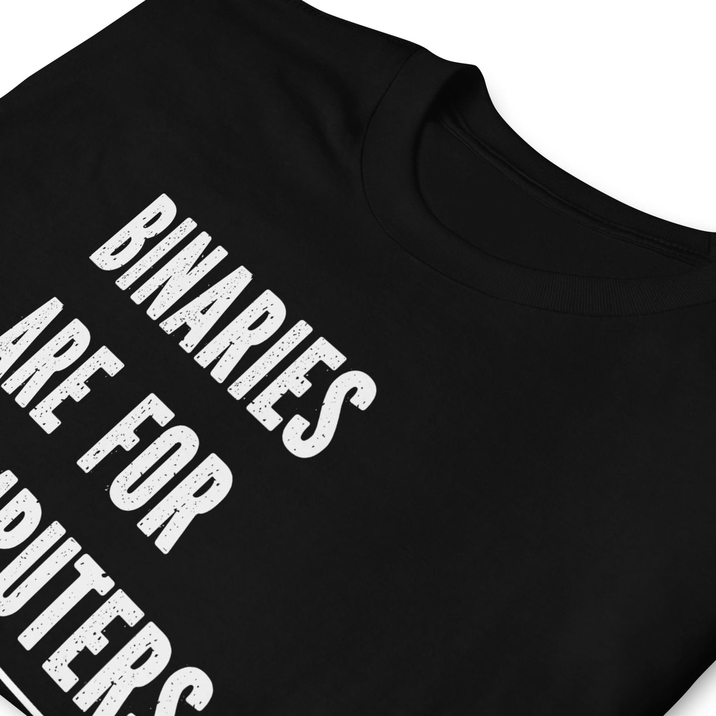 nonbinary shirt, binaries are for computers enby pride, zoom