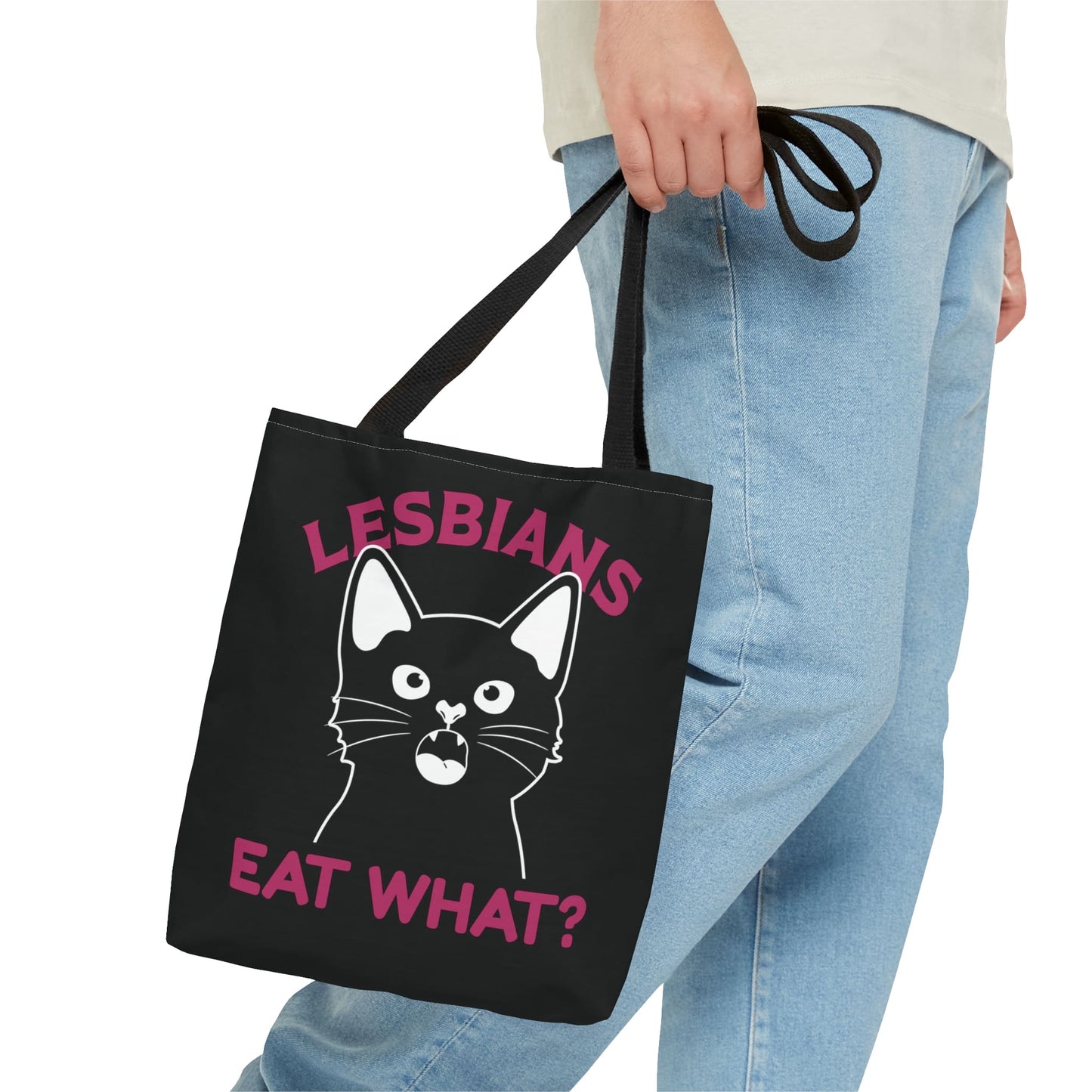 lesbian tote bag, funny pussy bag, small